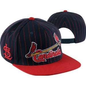  St. Louis Cardinals Two Tone Dotty Pinstripe Snapback Hat 