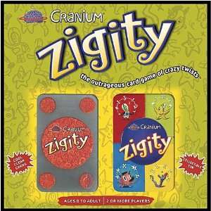  Cranium Zigity Card Game   Collectible Tin Edition Toys & Games