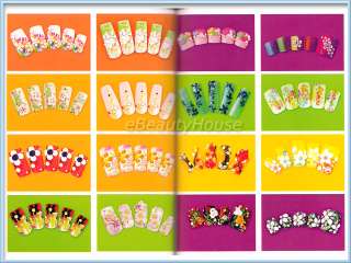 Nail Art Design Book of Acrylic with 1000 examples #07A  