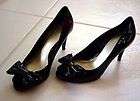 ANN TAYLOR LOFT PATENT LEATHER HIGH HEELS WITH BOWS   S