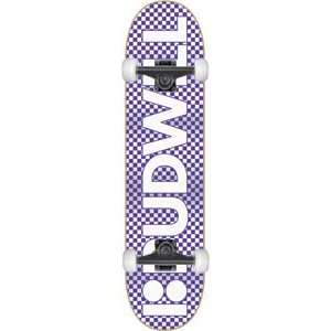  Plan B Pudwill Checked Complete Skateboard   7.5 w/Mini 