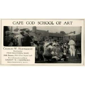 1925 Ad Cape Cod Art School Provincetown Massachusetts Charles W 