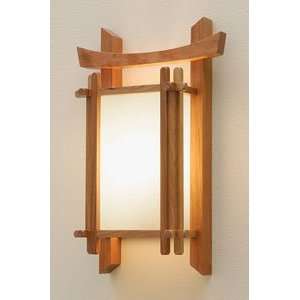  Small Kyoto Sconce   ADA Compliant   Incandescent   Cherry 