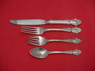 SPANISH BAROQUE BY REED & BARTON STERLING SILVER FLATWARE SET SERVICE 