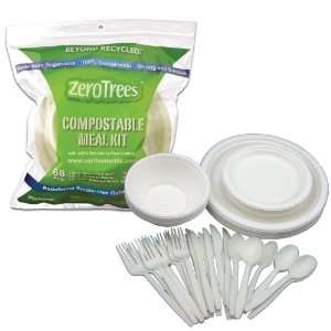   Outdoorsman?s Compostable Cutlery Kit (68 Pieces)
