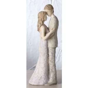 com Pack of 4 Loves Masterpiece Couple in Loves Embrace Figurines 