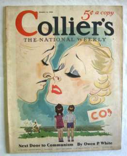1936 October 3 COLLIERS Magazine   DECO   Freighters  