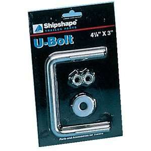 Ship Shape 15254A U BOLT 7/16X4X3 U BOLTS  Sports 