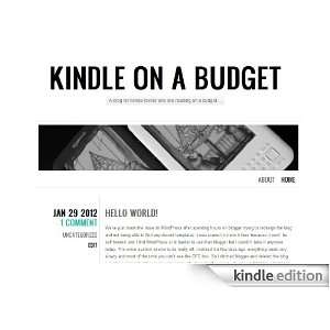 blog for Kindle lovers who are reading on a budget.