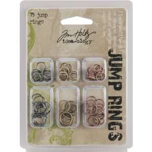  Tim Holtz idea ology Fasteners pack of 75 jump rings