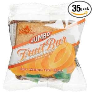 Betty Lous Apricot Fruit Bar, Gluten Free 2 Ounce Packages (Pack of 