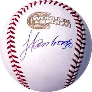  Jose Contreras Signed Baseball   05 World Series Sports 