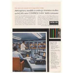  1965 NCAR Control Data 3600 Computer System Print Ad 