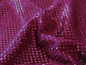 BTY BURGUNDY STRETCH VELVET WITH SEQUINS FABRIC 44 WD  
