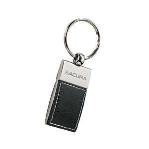   Licensed Acura Leatherette And Metal Accent Key Ring Automotive