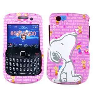  Snoopy pink Shield Protector Case for BlackBerry Curve 