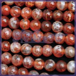 Strand HIGH QUALITY 130 PC Crab Fire Agate Loose Bead  
