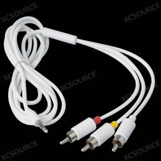   Adapter Dock AV RCA Cable TV Camera Connection Kit For iPad 2 2G EA509