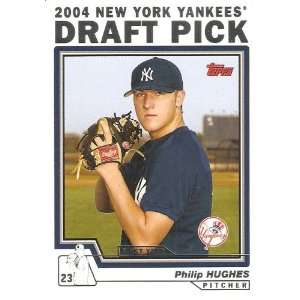  2004 Topps Draft Pick Bonus # 15 Philip Hughes RC   New York 