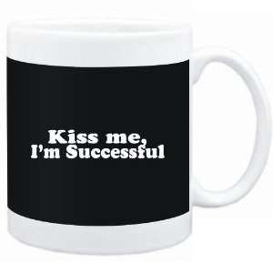  Mug Black  Kiss me, Im successful  Adjetives Sports 