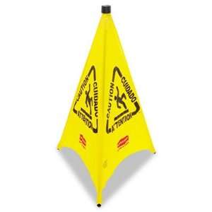     Wet Floor Safety Cone, 21w x 21d x 30h, Yellow(sold in packs of 3