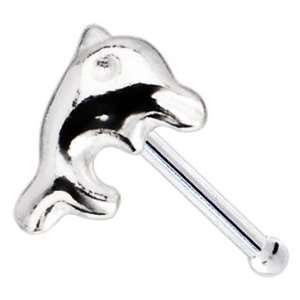  Sterling Silver Dolphin Nose Bone Jewelry