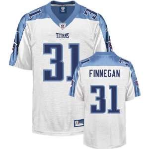  Cortland Finnegan White Reebok NFL Premier Tennessee 