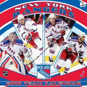 New York Rangers 2010 12x12 Team Wall Calendar  Sports 