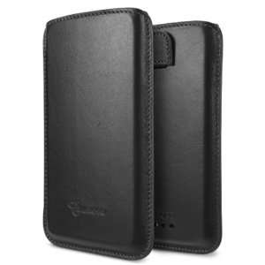  SPIGEN SGP Leather Pouch Crumena for HTC One X [Black 