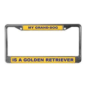  Golden Grandma World License Plate Frame by  