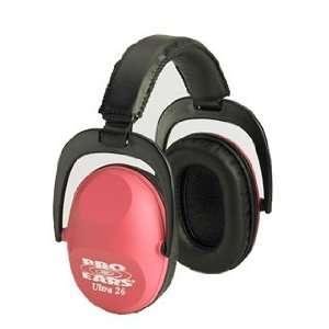  Ultra 26 NRR 26 PinkNoise Reduction Adjustable Ear Muffs 