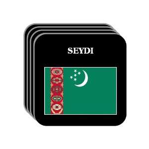  Turkmenistan   SEYDI Set of 4 Mini Mousepad Coasters 