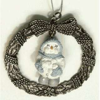  Snow Buddies Snowball Pewter Ornament