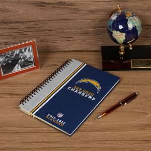  NFL San Diego Chargers Navy Blue 2011 12 17 Month Planner 