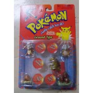  POKEMON ground type battling pokemon New/Box 1999 Toys 
