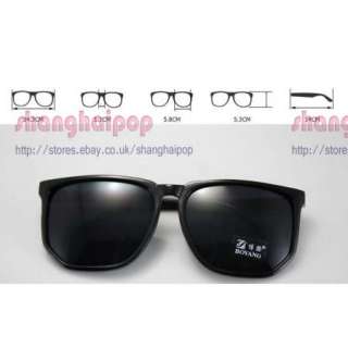Big Black Retro Sunglasses Dark Shades Fashion Wayfarer  