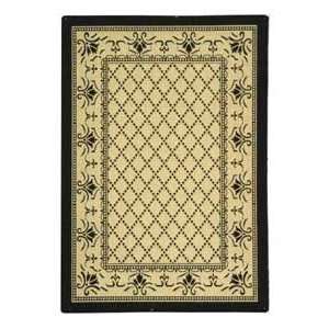  Safavieh Courtyard CY09013901 Sand and Black Traditional 2 