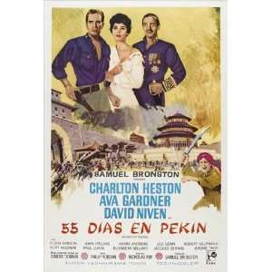  55 Days at Peking (1963) 27 x 40 Movie Poster Argentine 