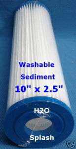 Pleated/Washable Sediment Water Filter (5 micron)/RO  