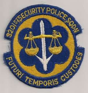 USAF 3201ST SECURITY POLICE SQUADRON PATCH  