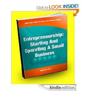 Entrepreneurship Starting and Operating A Small Business Henry M 