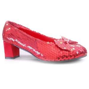 Lets Party By Ellie Shoes Judy Sequin (Red) Adult Shoes 