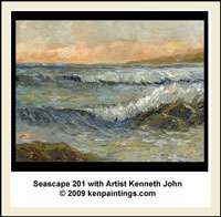 SEASCAPES Oil Paintings 203 How to Paint Art Video DVD  