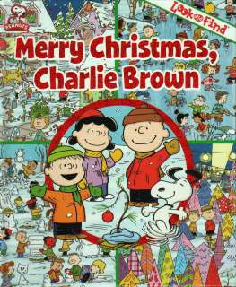   CHRISTMAS CHARLIE BROWN Look and Find NEW Snoopy LUCY Woodstock LINUS
