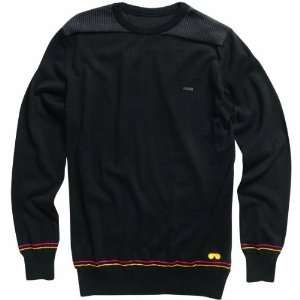  VonZipper Censored Mens Sweater Casual Sweatshirt   Black 