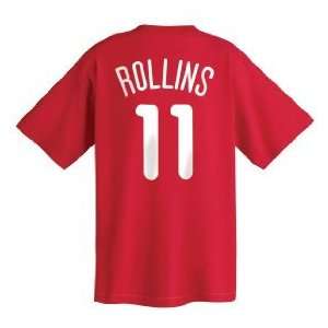   Philadelphia Phillies Name and Number Red T shirt