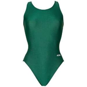 Dolfin Traditional Solid Swimsuit With HP Back Forest 