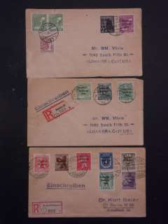 GERMANY  Scarce group of 30 Russian Zone covers, many Registered 