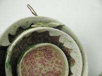 Vintage Mica Nesting Round Paper Christmas Ornament  