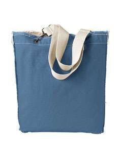 Authentic Pigment Direct Dyed Raw Edge Tote  